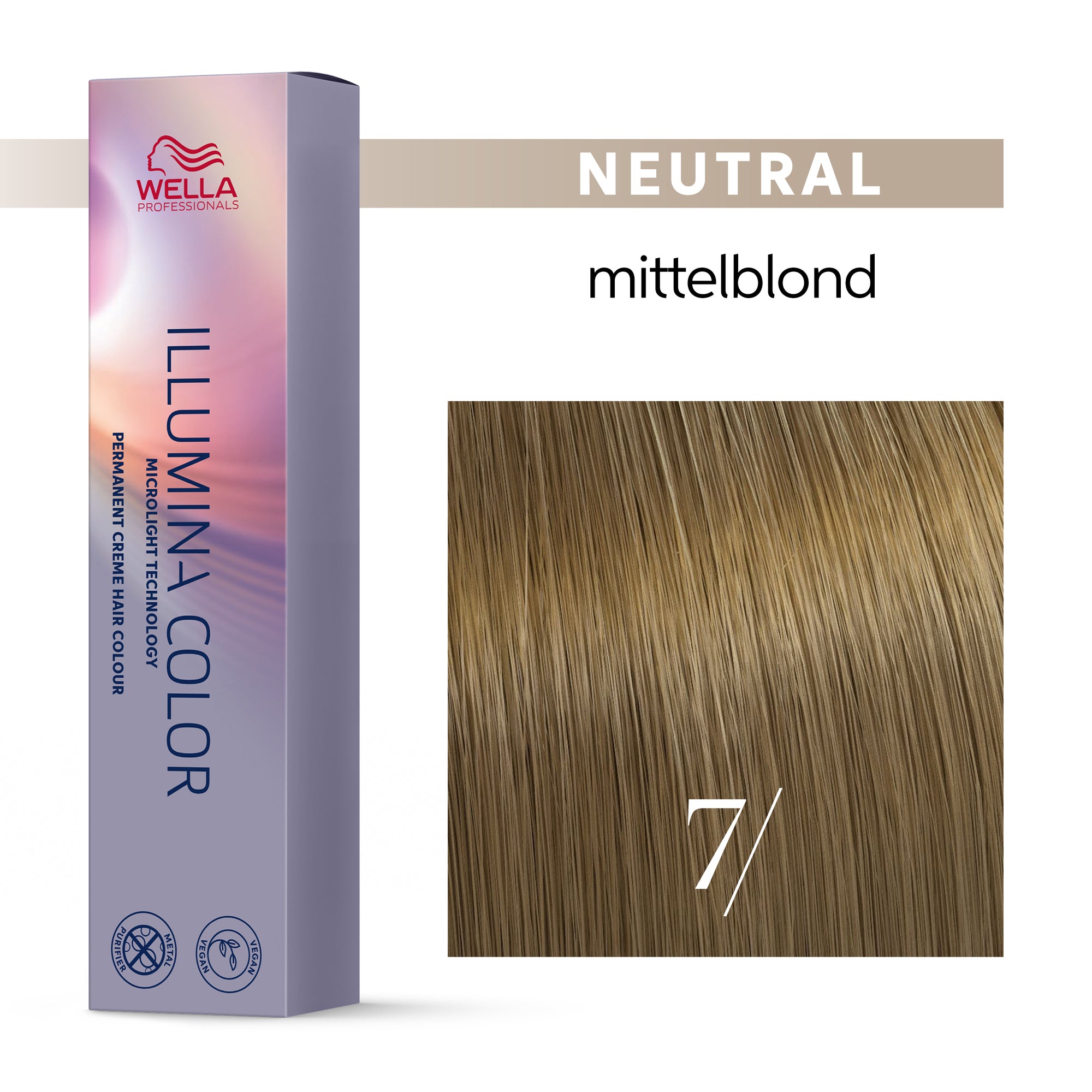 Wella Professionals Illumina Color Neutral – Permanente Haarfarbe mit natürlicher Leuchtkraft 60ml