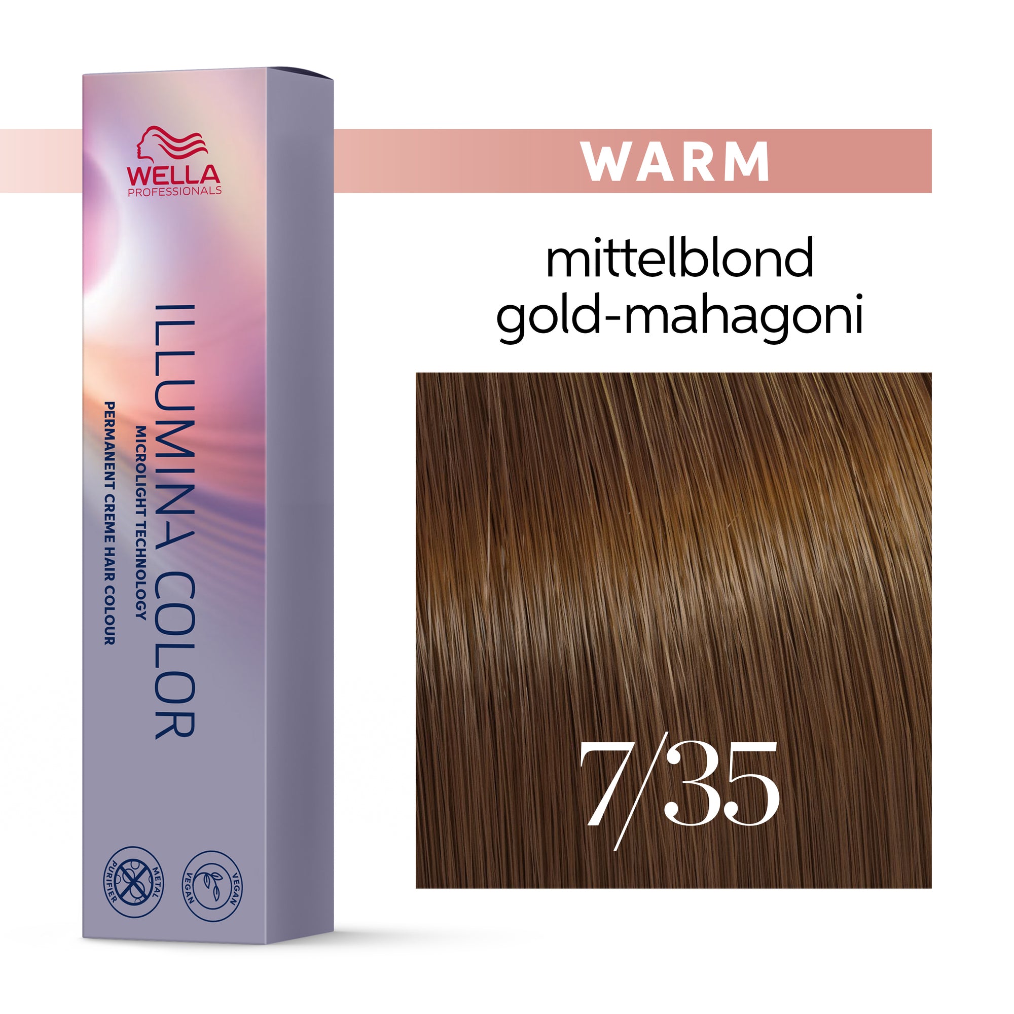 Wella Professionals Illumina Color Warm – Permanente Haarfarbe mit natürlicher Leuchtkraft 60ml