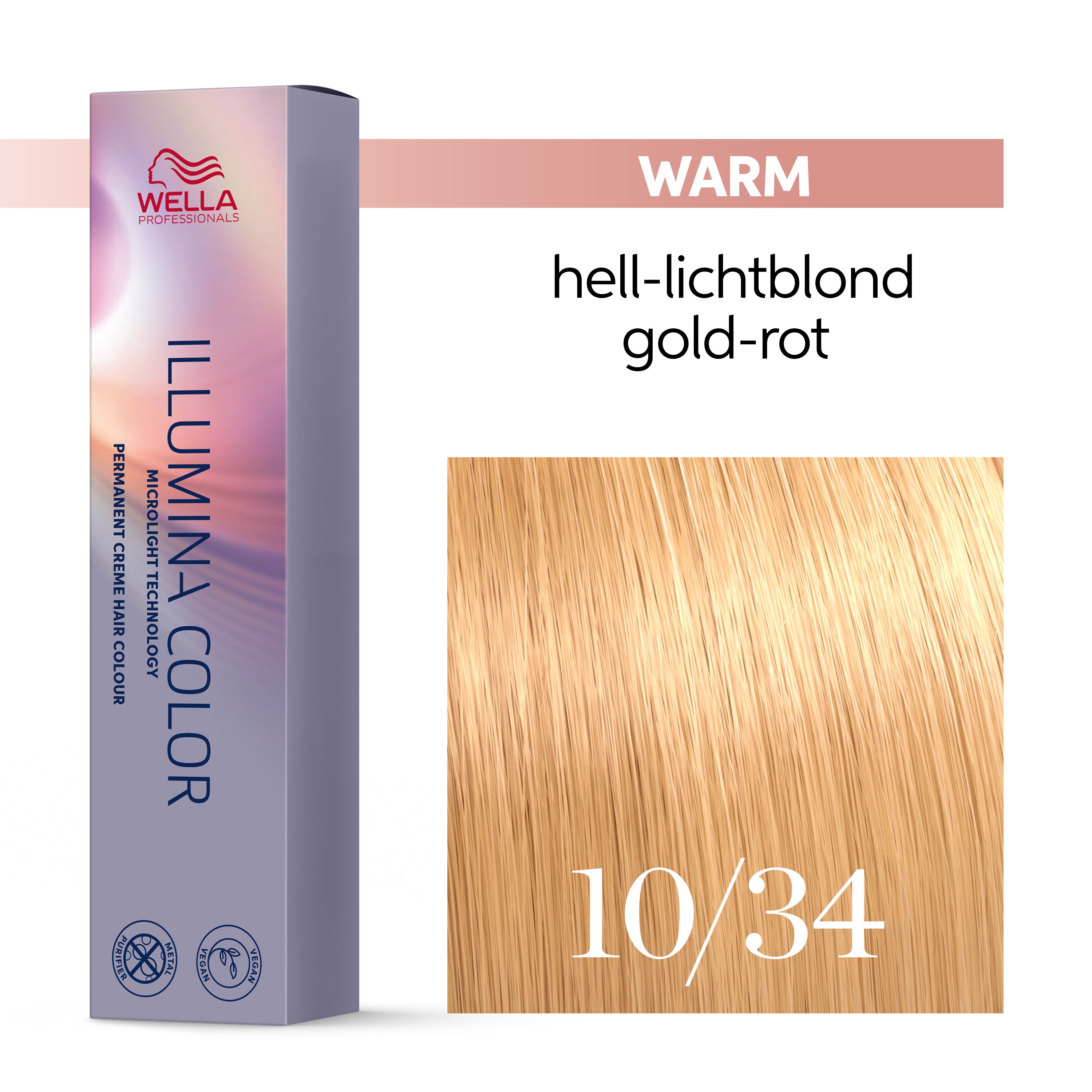 Wella Professionals Illumina Color Warm – Permanente Haarfarbe mit natürlicher Leuchtkraft 60ml