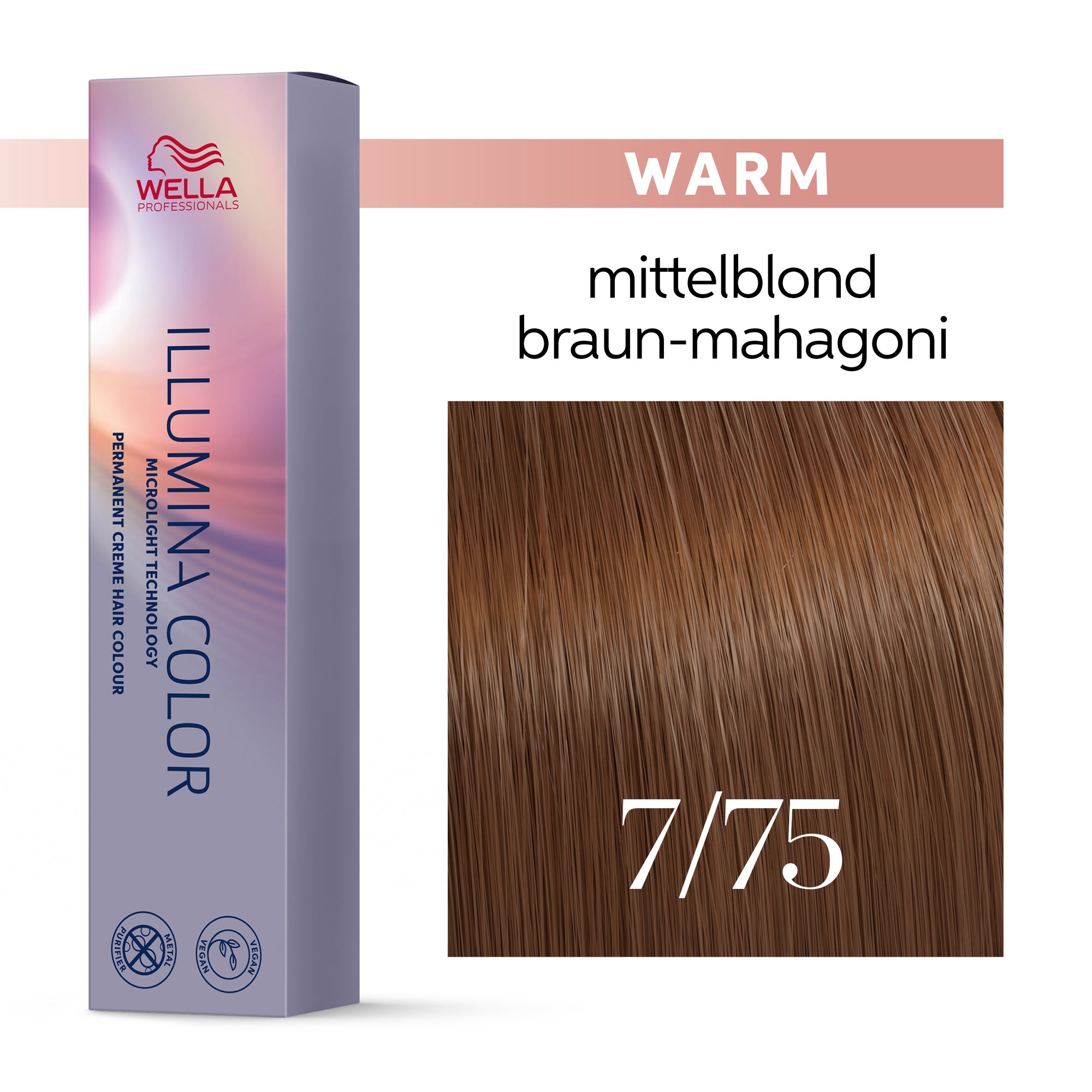 Wella Professionals Illumina Color Warm – Permanente Haarfarbe mit natürlicher Leuchtkraft 60ml