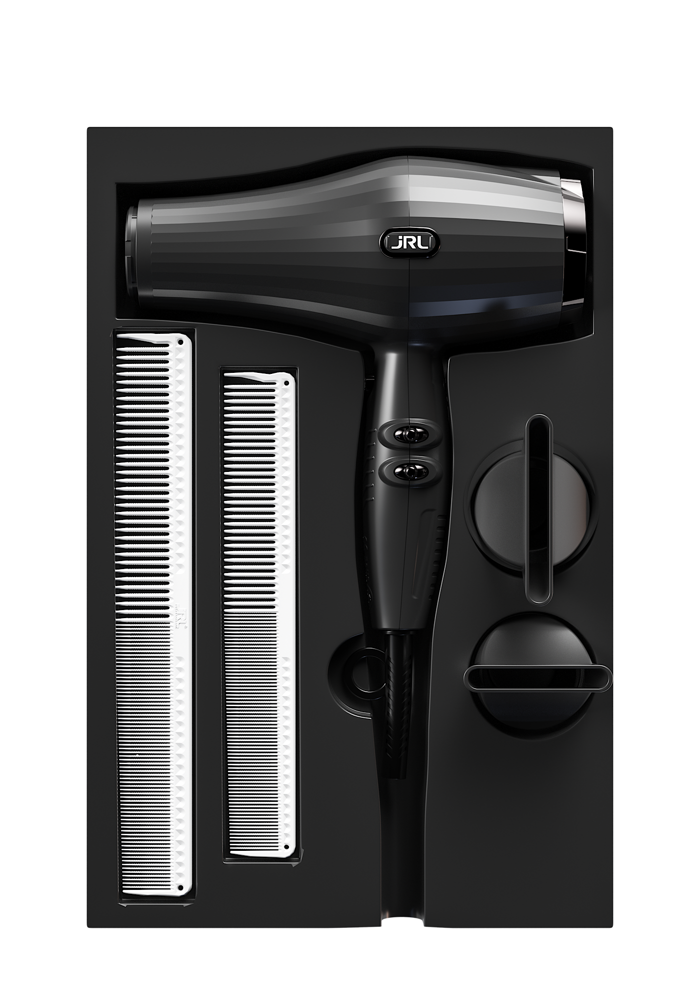 JRL FORTE PRO 2020L Haartrockner Combo Kit mit 2 JRL Kämme