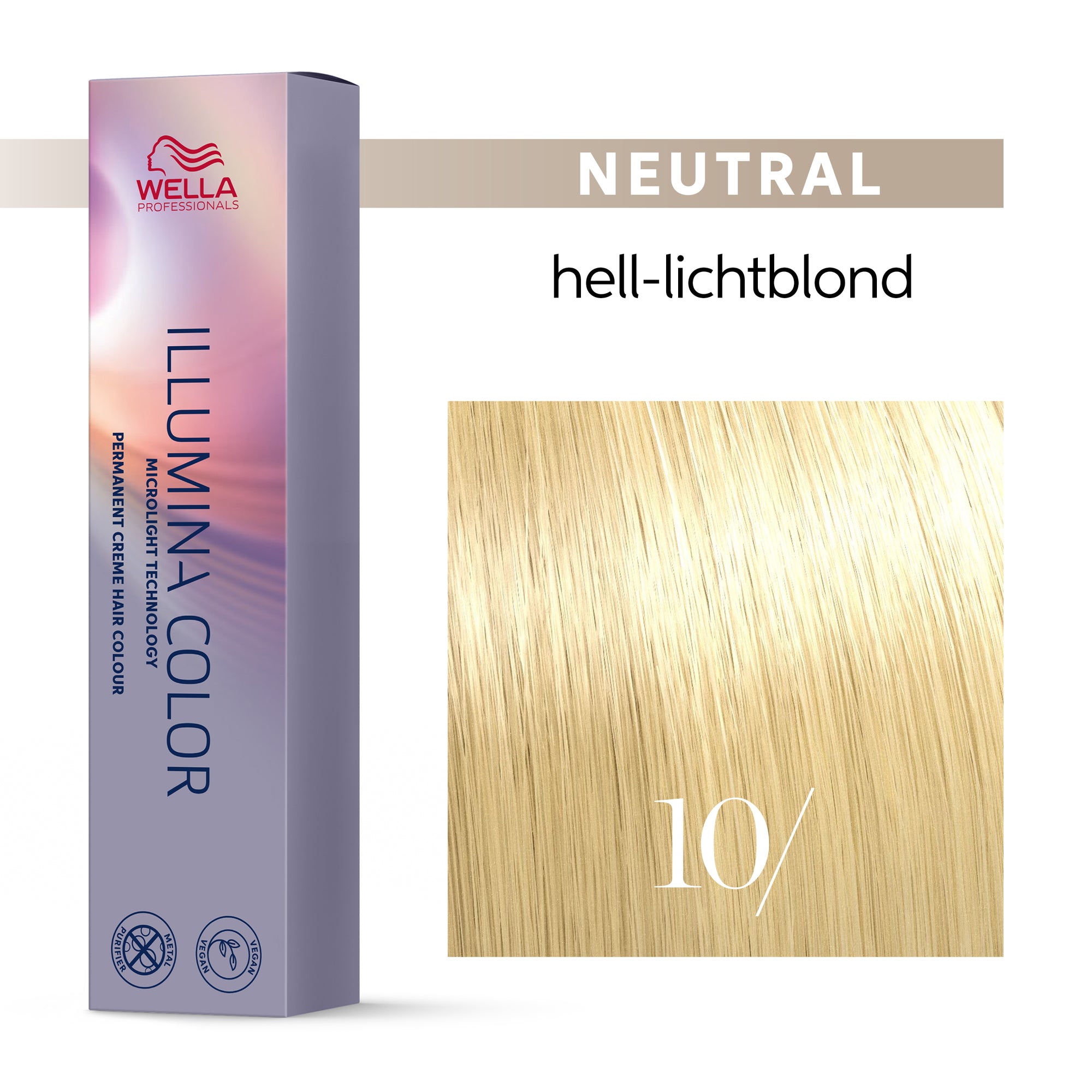 Wella Professionals Illumina Color Neutral – Permanente Haarfarbe mit natürlicher Leuchtkraft 60ml