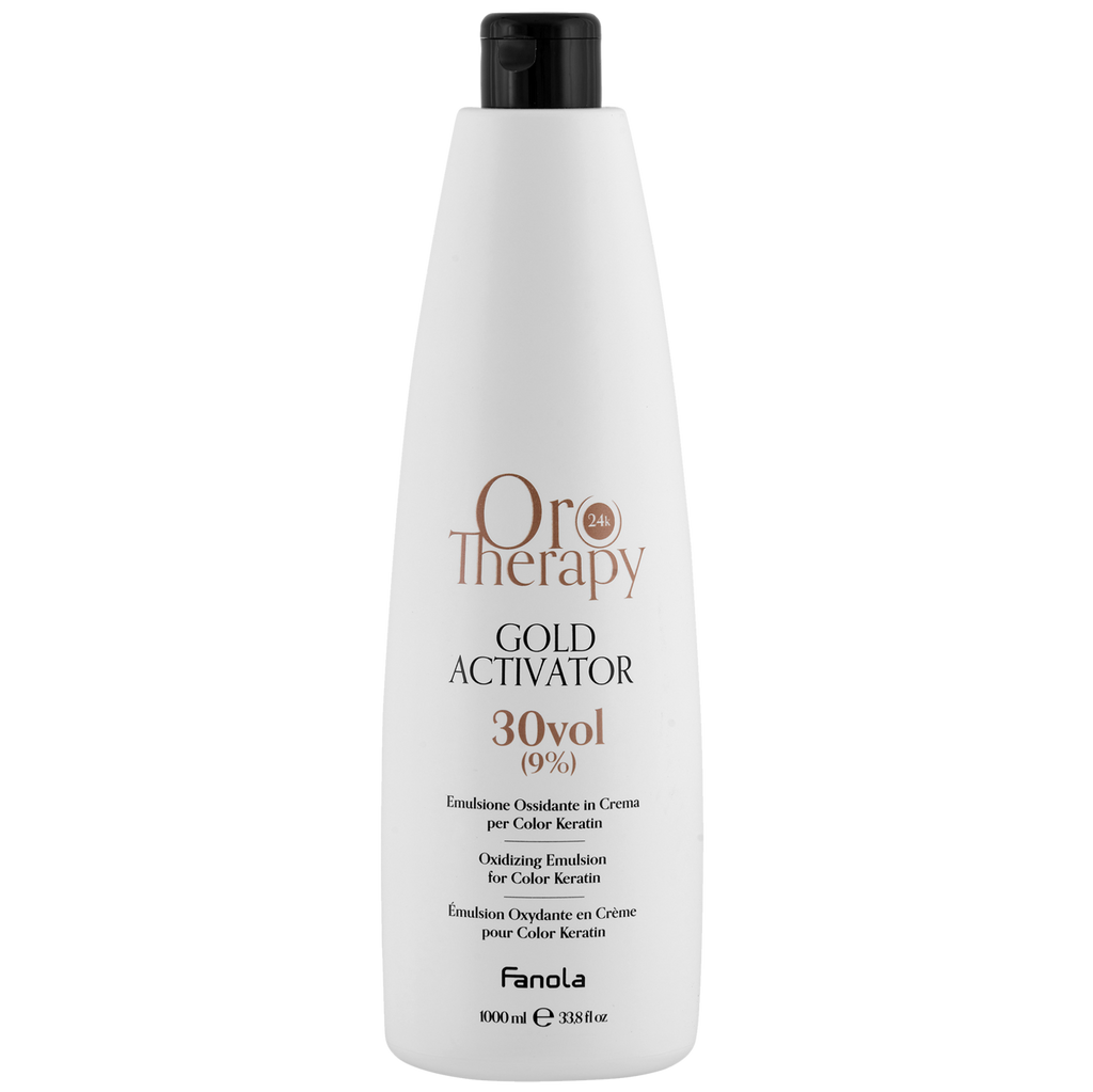 Fanola Oro Puro Therapy Gold Activator 6%– Entwickler für strahlende Farbergebnisse