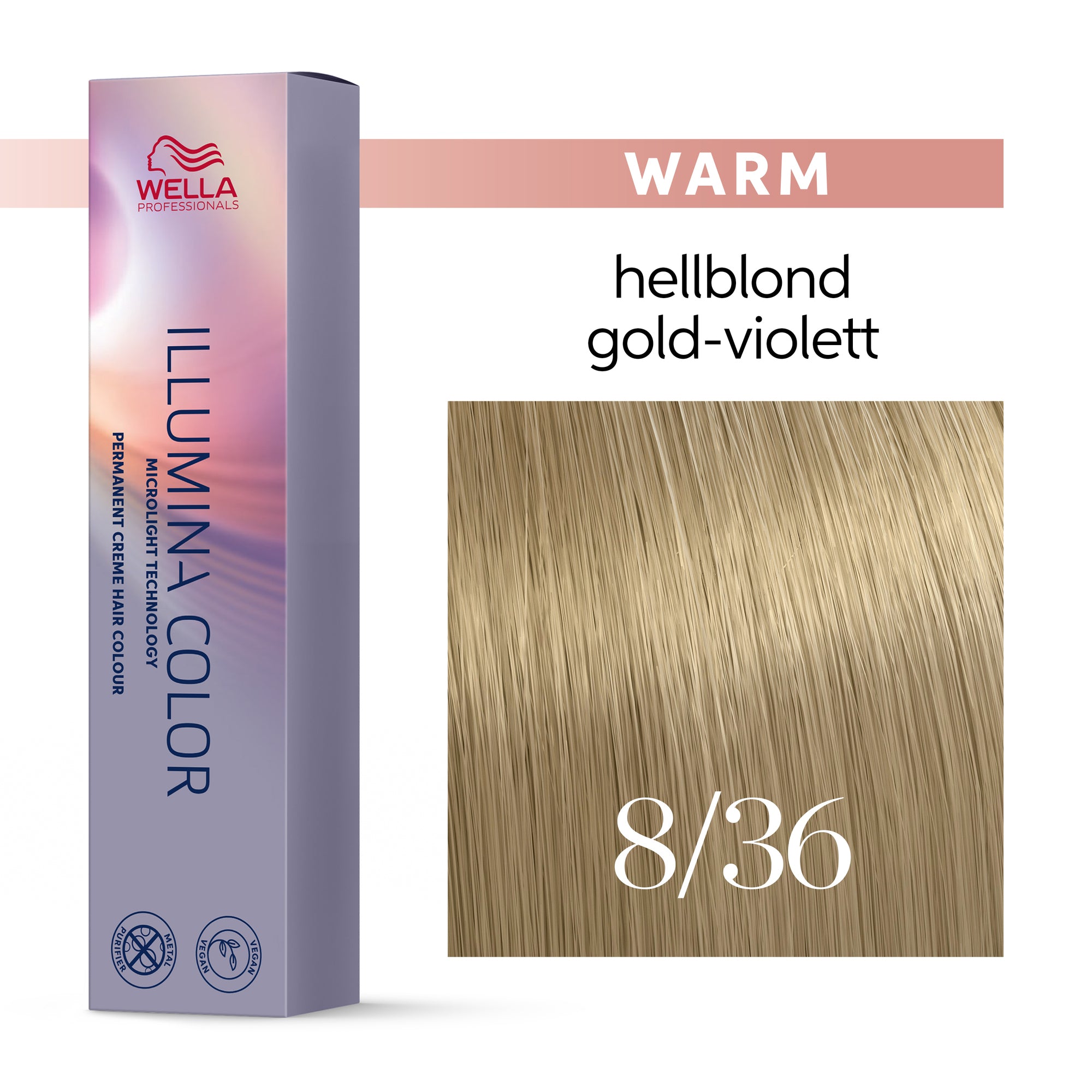 Wella Professionals Illumina Color Warm – Permanente Haarfarbe mit natürlicher Leuchtkraft 60ml