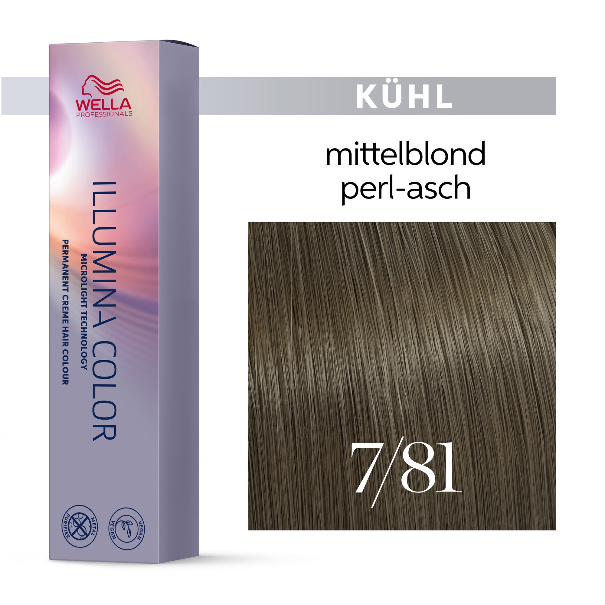 Wella Professionals Illumina Color Kalt – Permanente Haarfarbe mit natürlicher Leuchtkraft 60ml