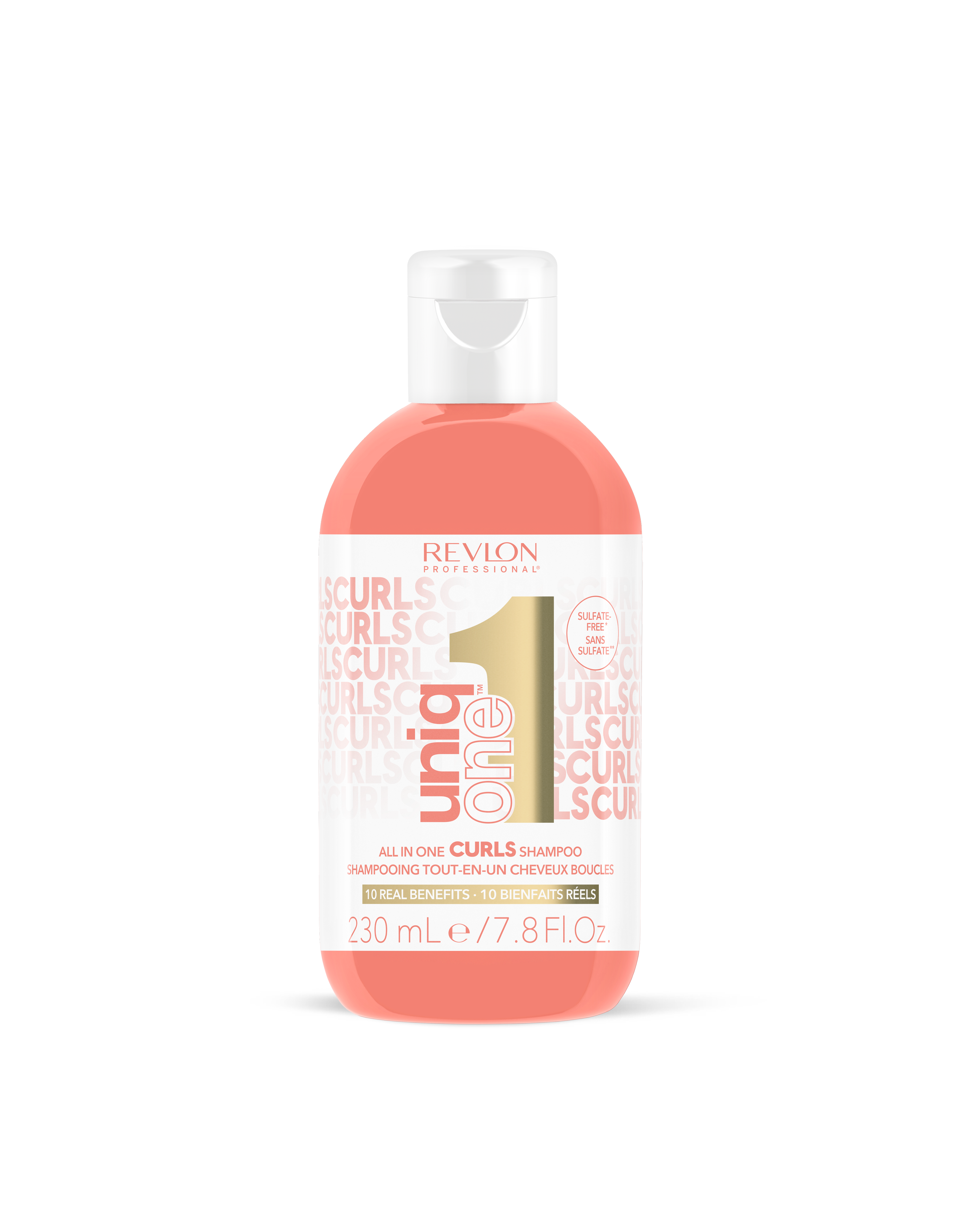 REVLON PROFESSIONAL UNIQONE All in One Curls Shampoo – Veganes 10-in-1 Shampoo für lockiges Haar, Feuchtigkeit, Definition & Anti-Frizz Pflege