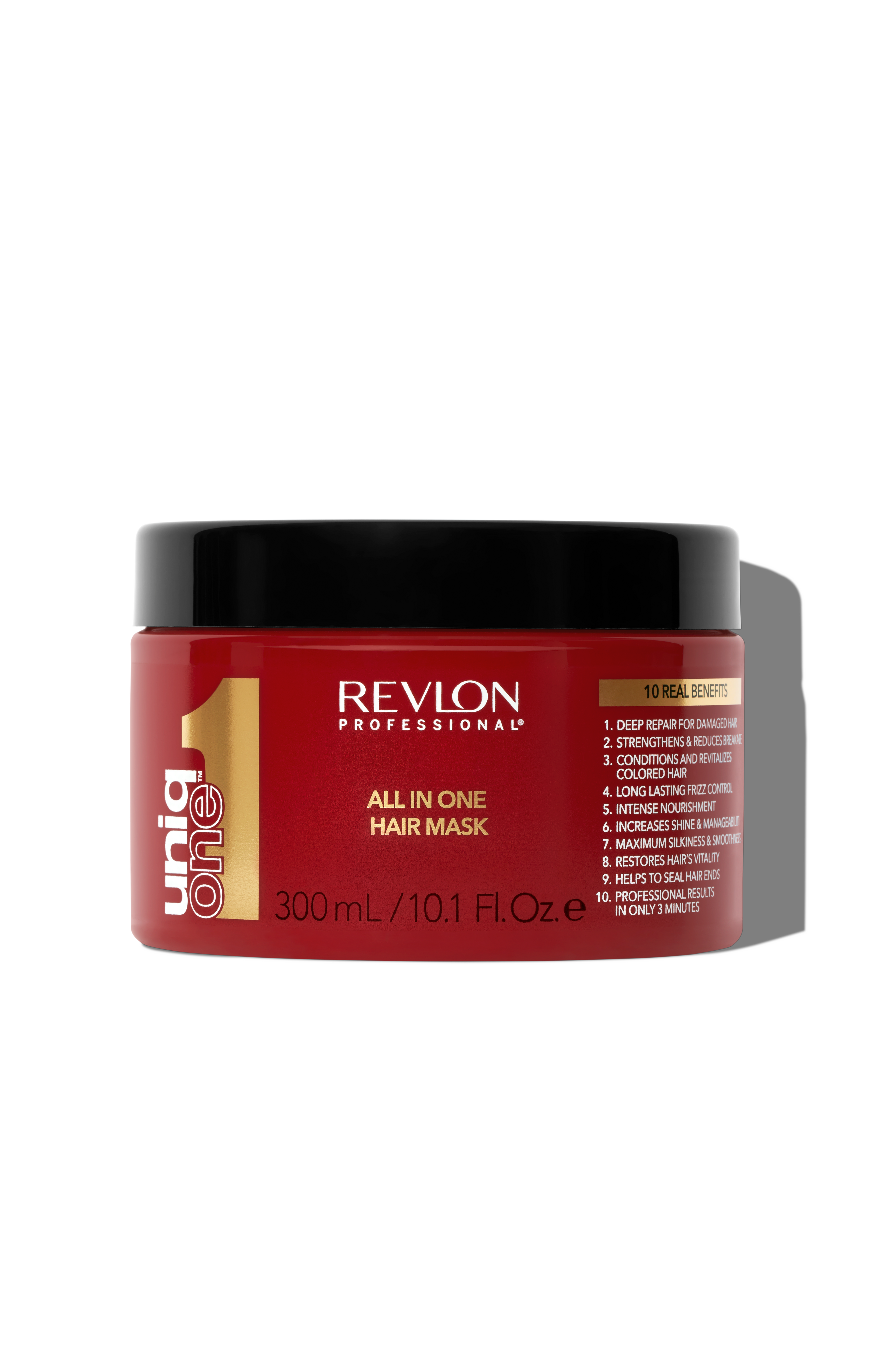 REVLON PROFESSIONAL UNIQONE All in One Hair Mask – Vegane 10-in-1 Haarkur für geschädigtes Haar, reparierende & nährende Pflege mit Anti-Frizz, Glanz & Volumen