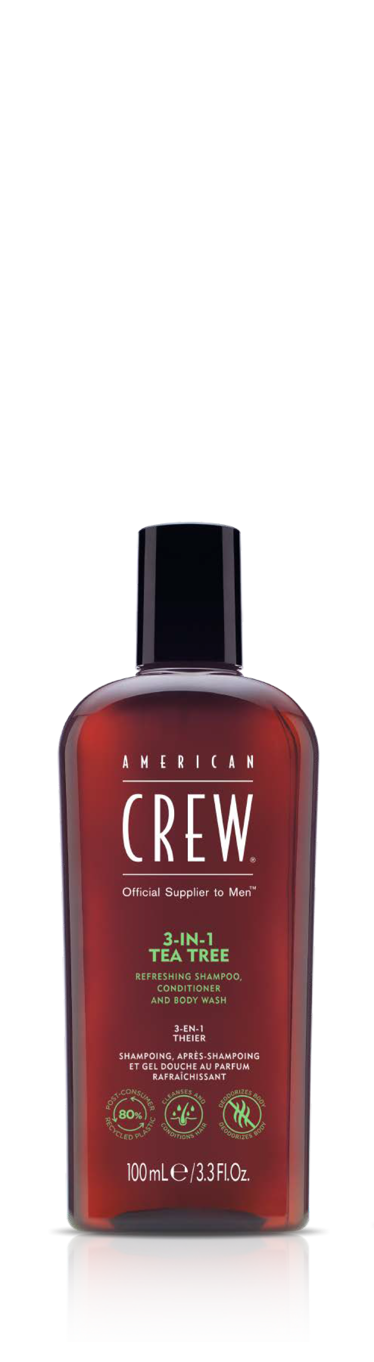 American Crew 3-in-1 Tea Tree Shampoo, Conditioner & Body Wash