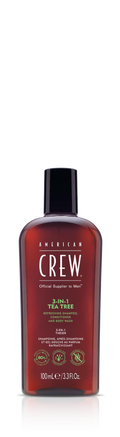 American Crew 3-in-1 Tea Tree Shampoo, Conditioner & Body Wash