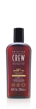 American Crew 3-in-1 Ginger & Tea Shampoo, Conditioner & Body Wash