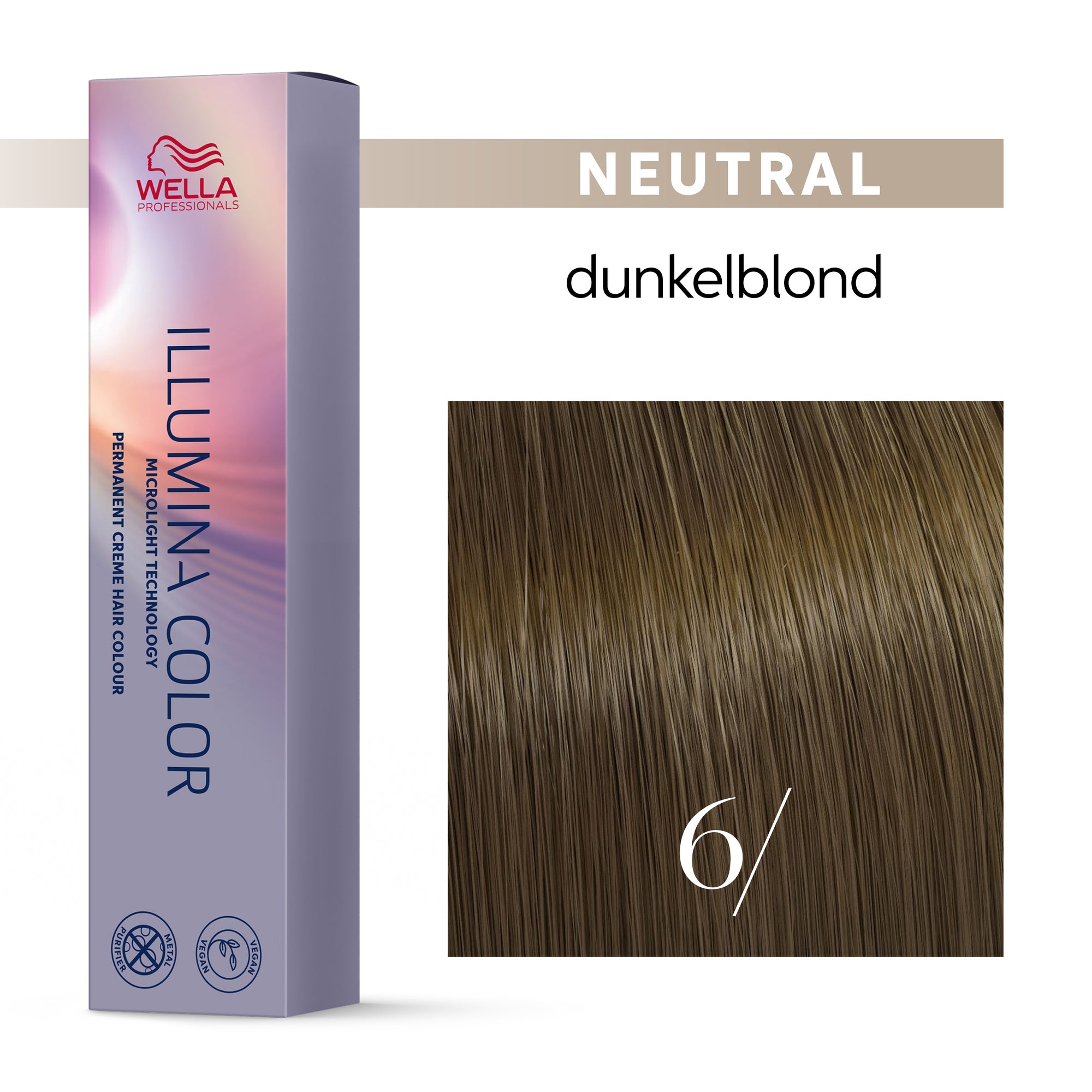 Wella Professionals Illumina Color Neutral – Permanente Haarfarbe mit natürlicher Leuchtkraft 60ml