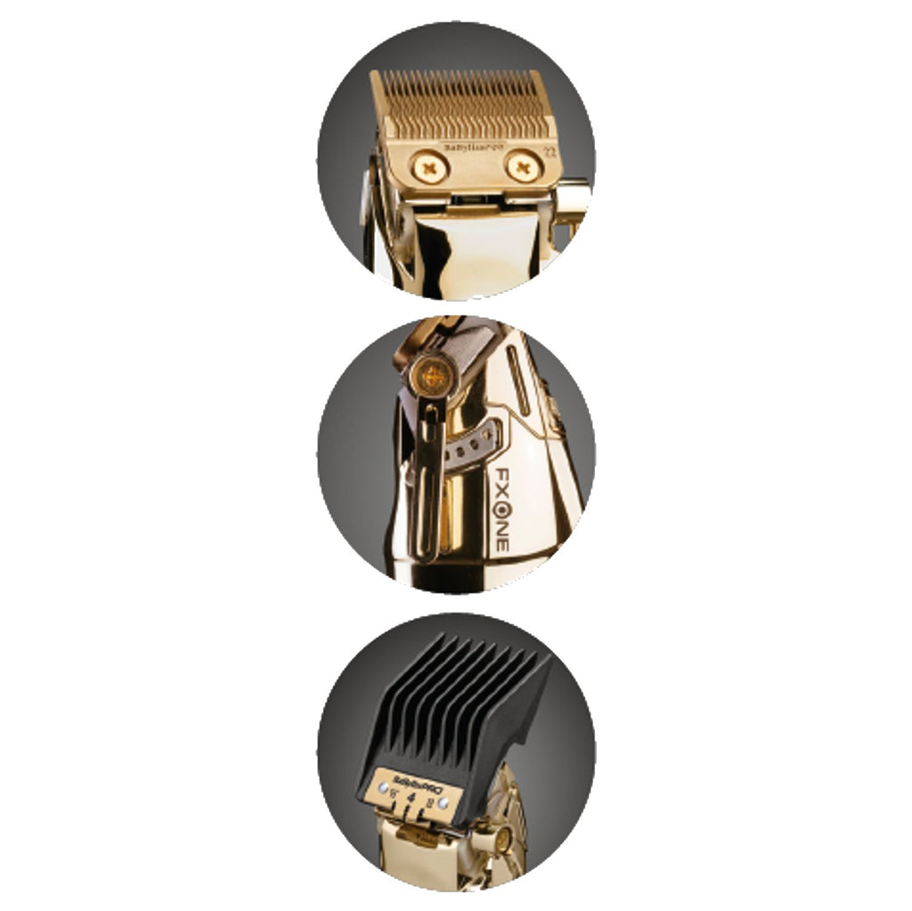 BaByliss Pro FXONE All-Metal Gold Clipper FX899GE