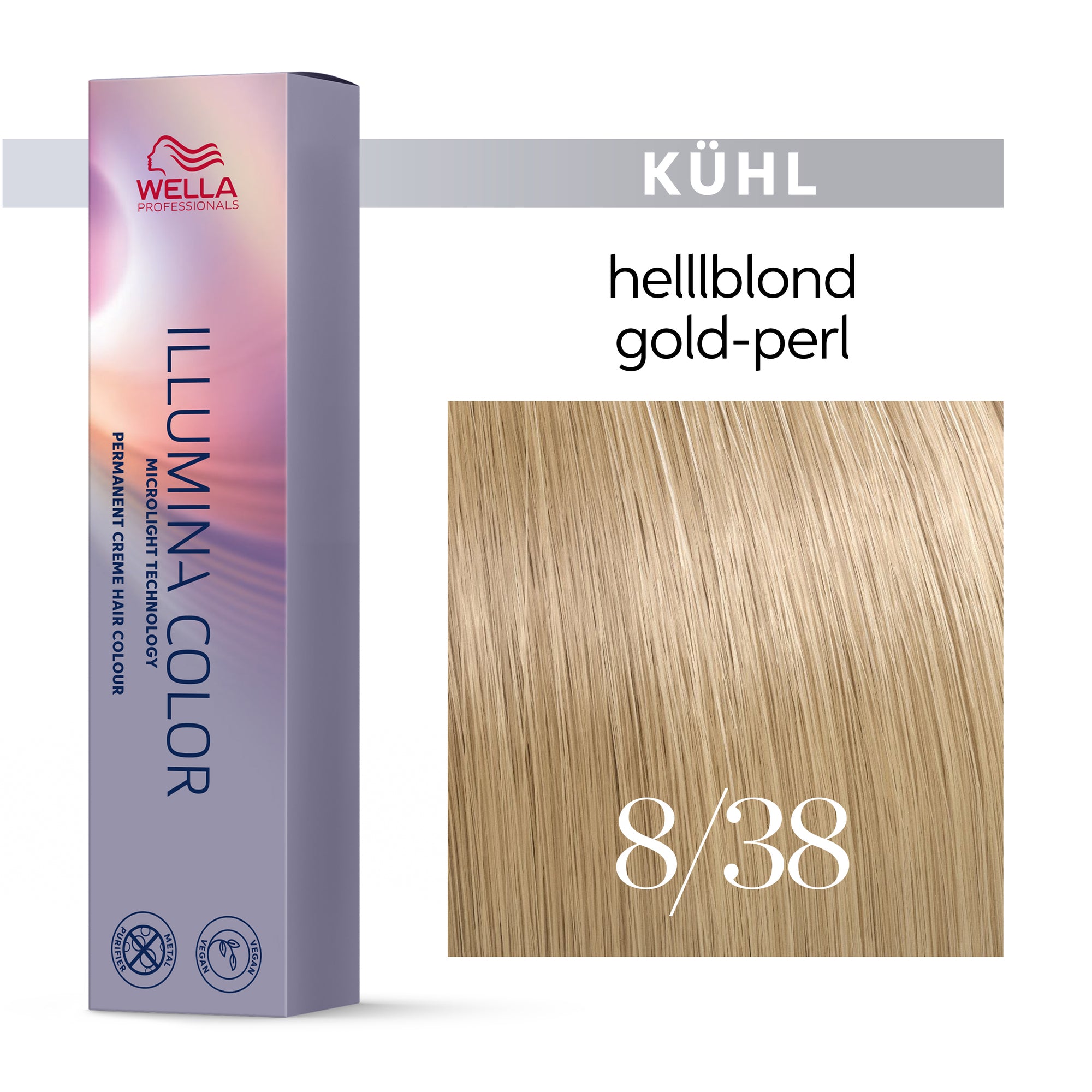 Wella Professionals Illumina Color Kalt – Permanente Haarfarbe mit natürlicher Leuchtkraft 60ml
