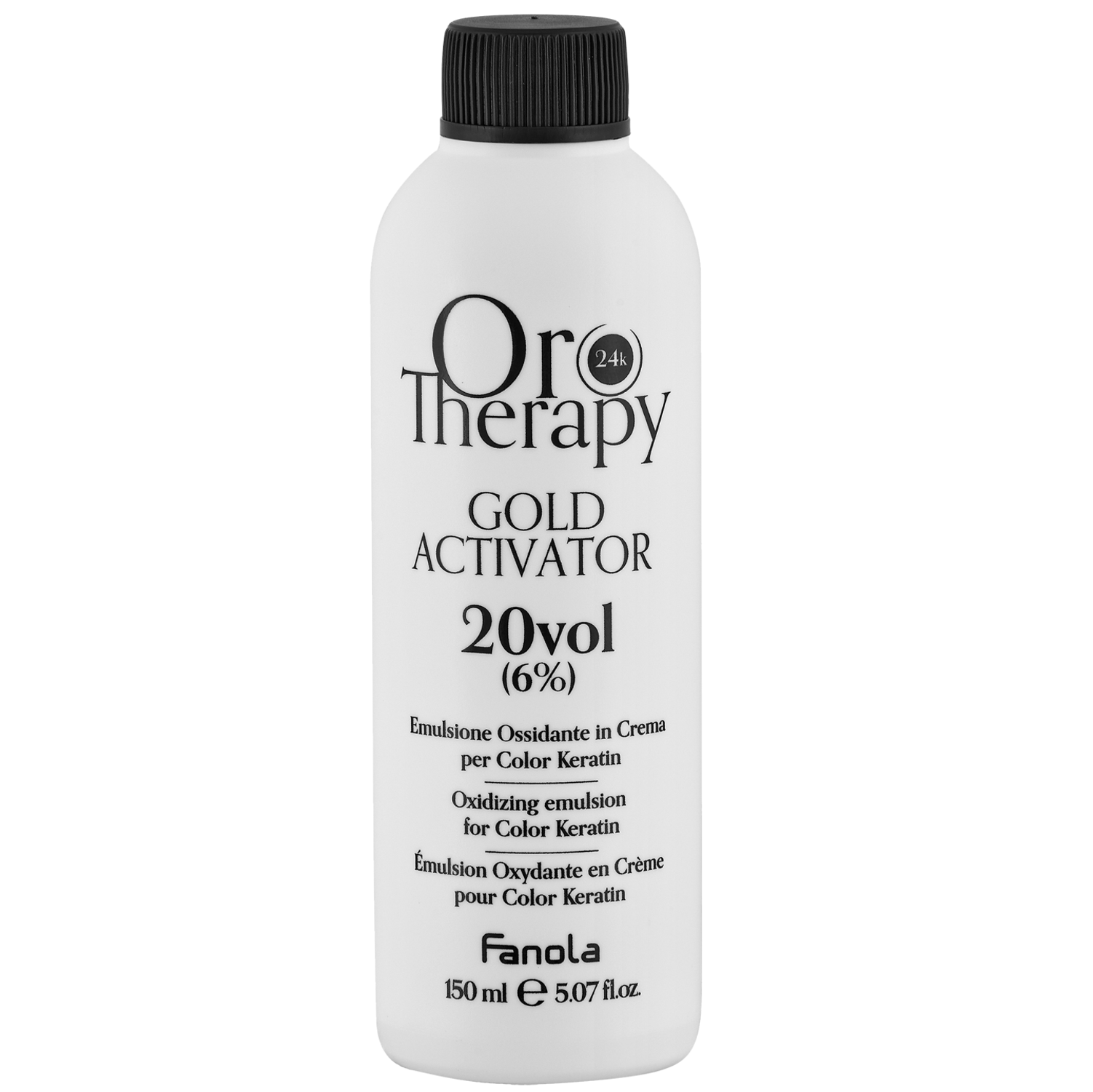 Fanola Oro Puro Therapy Gold Activator 6%– Entwickler für strahlende Farbergebnisse
