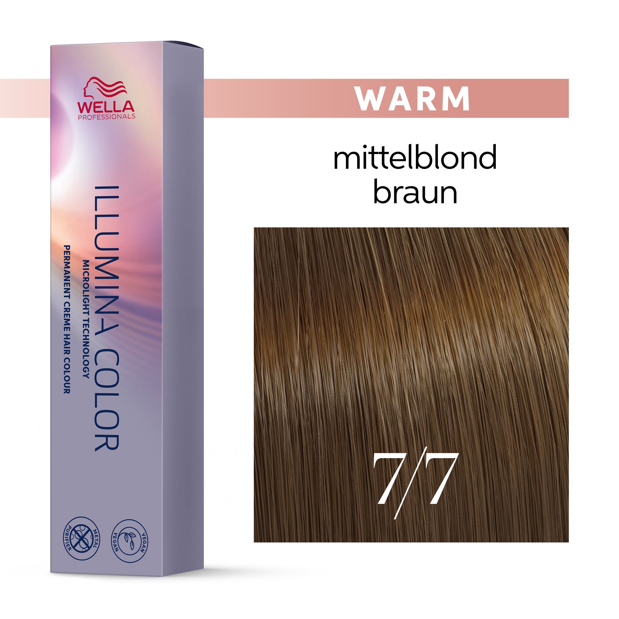 Wella Professionals Illumina Color Warm – Permanente Haarfarbe mit natürlicher Leuchtkraft 60ml