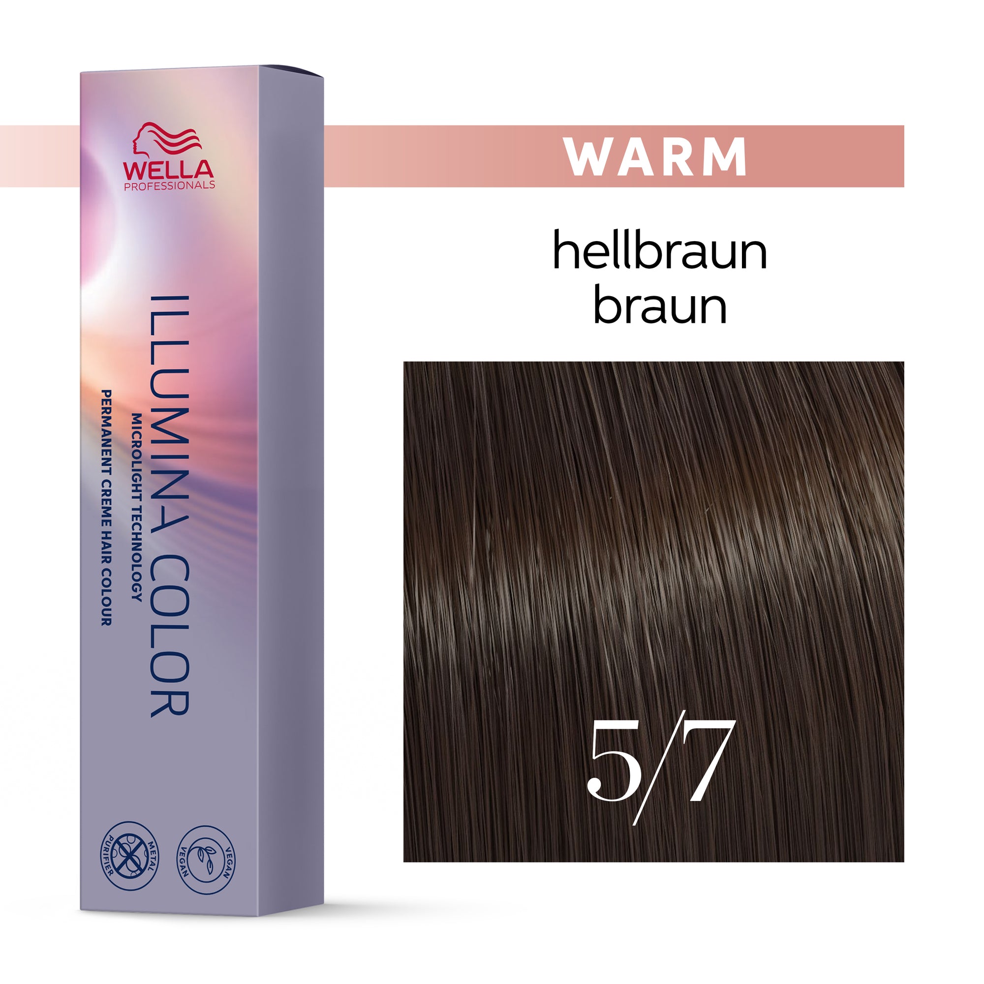 Wella Professionals Illumina Color Warm – Permanente Haarfarbe mit natürlicher Leuchtkraft 60ml