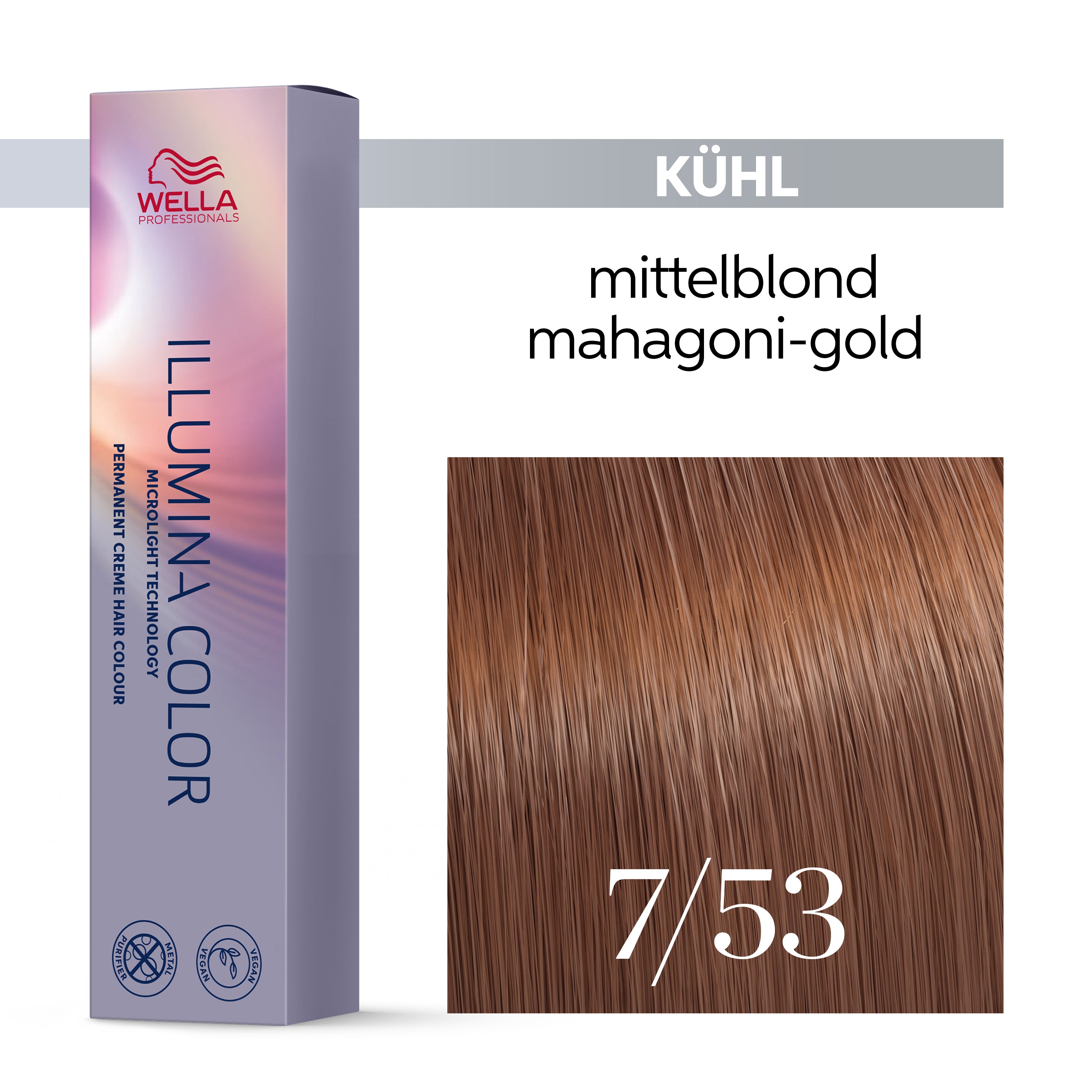 Wella Professionals Illumina Color Kalt – Permanente Haarfarbe mit natürlicher Leuchtkraft 60ml