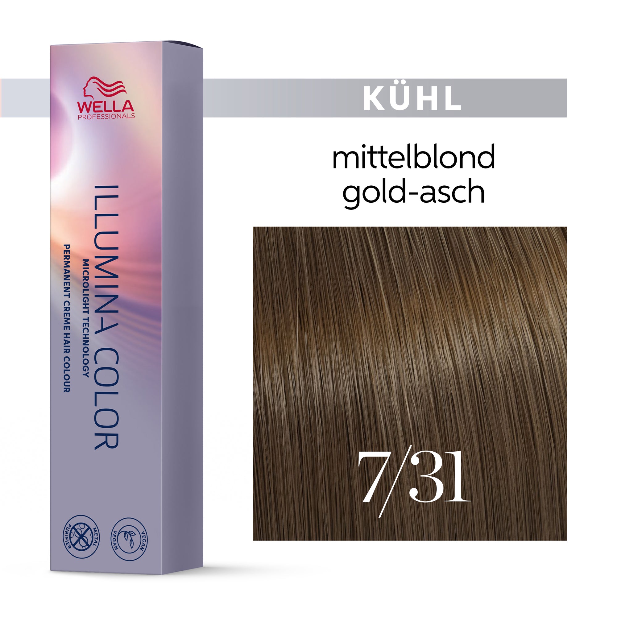 Wella Professionals Illumina Color Kalt – Permanente Haarfarbe mit natürlicher Leuchtkraft 60ml