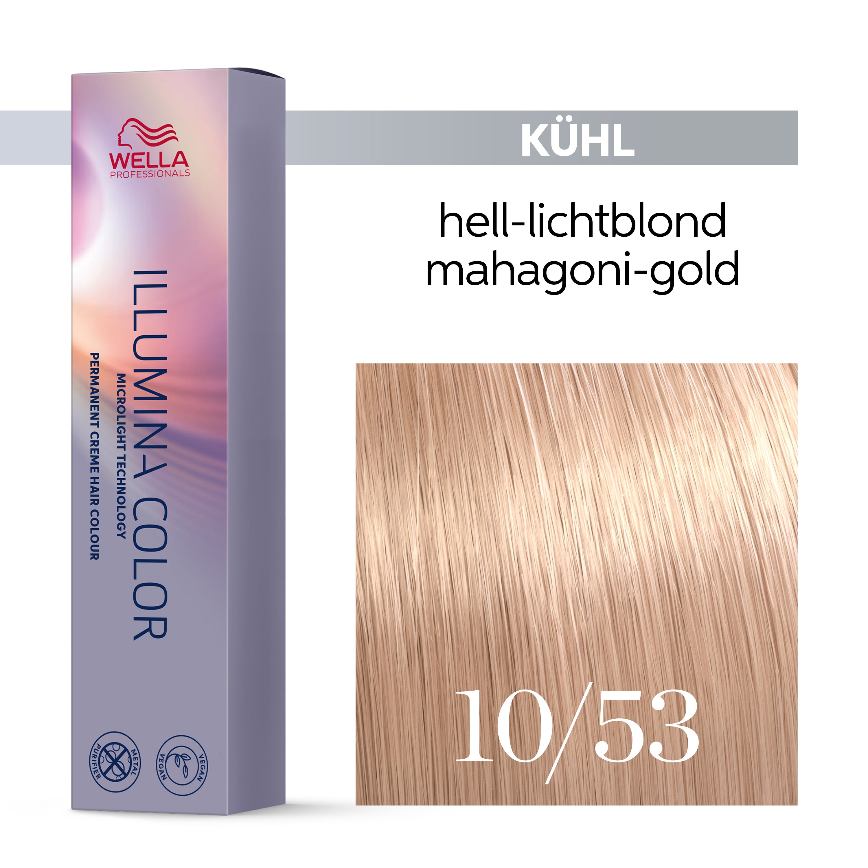 Wella Professionals Illumina Color Kalt – Permanente Haarfarbe mit natürlicher Leuchtkraft 60ml