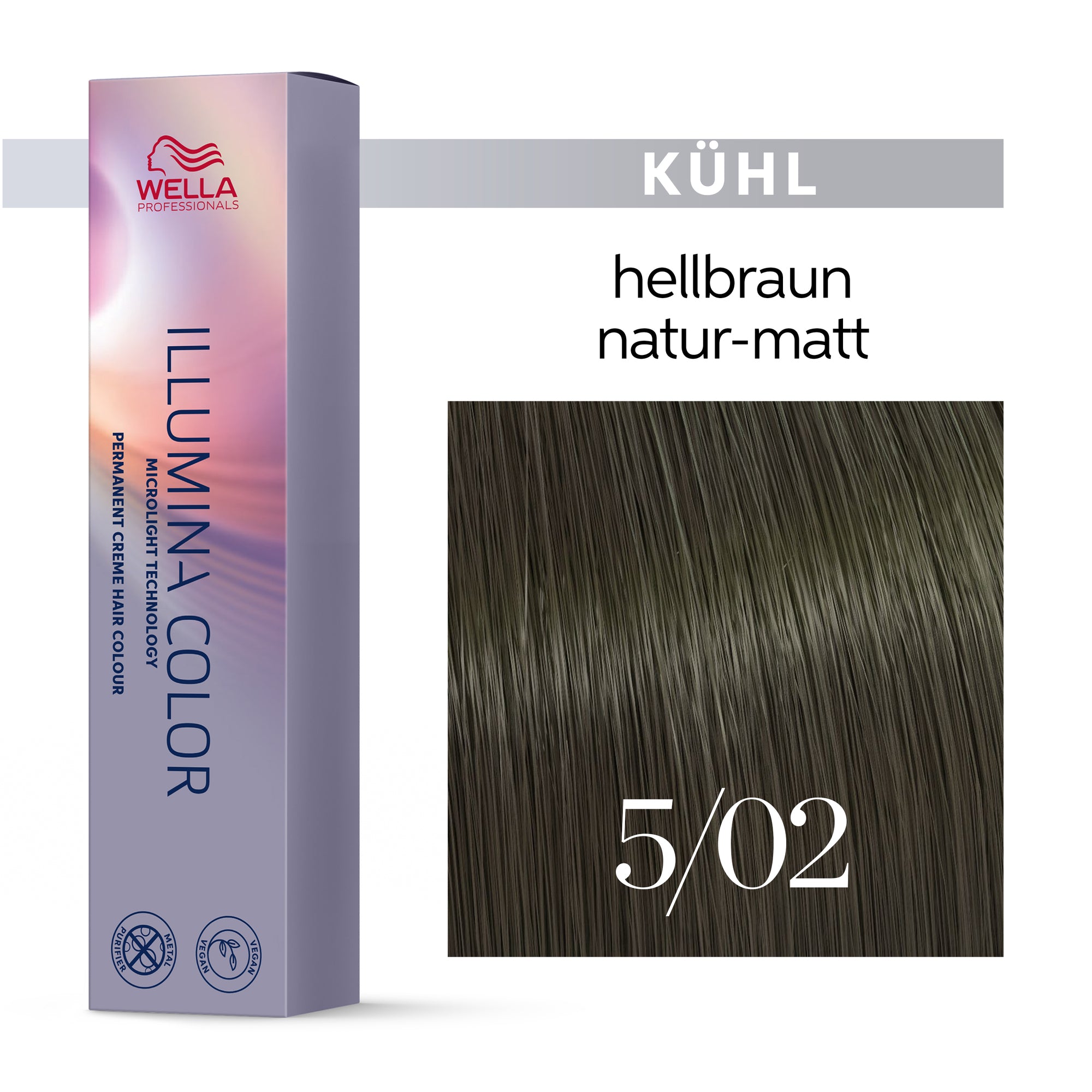 Wella Professionals Illumina Color Kalt – Permanente Haarfarbe mit natürlicher Leuchtkraft 60ml