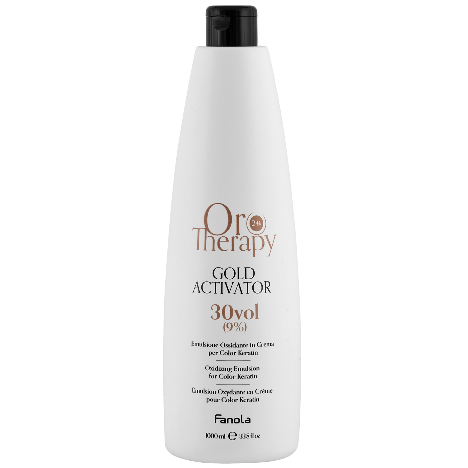 Fanola Oro Puro Therapy Gold Activator 12%– Entwickler für strahlende Farbergebnisse