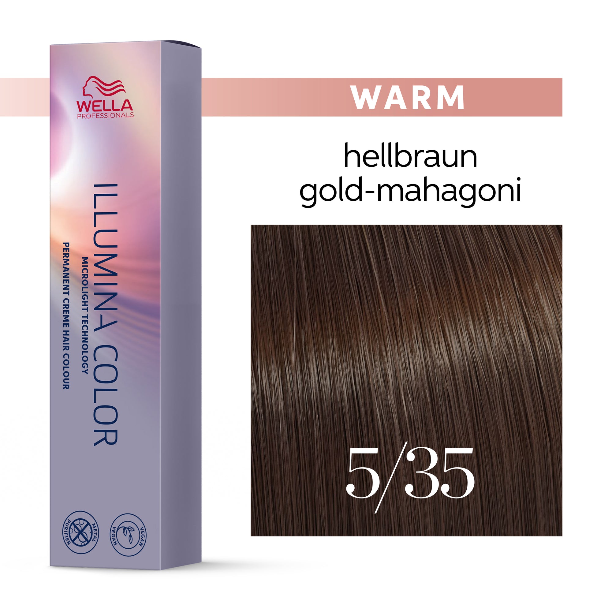 Wella Professionals Illumina Color Warm – Permanente Haarfarbe mit natürlicher Leuchtkraft 60ml