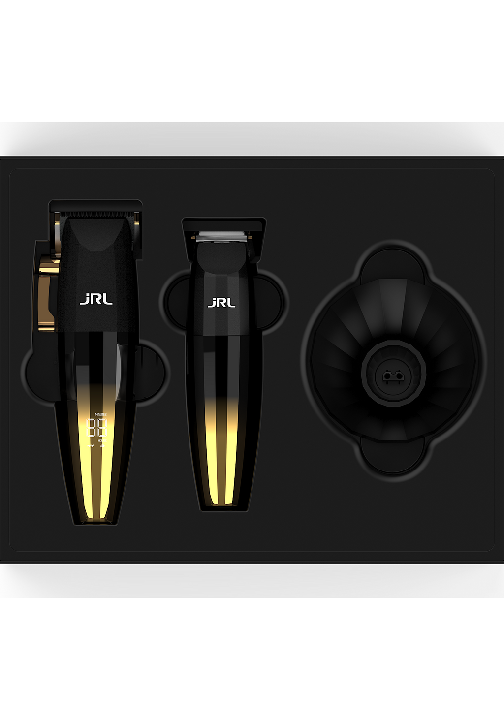 JRL Professional Fresh Fade Clipper & Trimmer Set Gold – Präzision & Power im Komplettpaket
