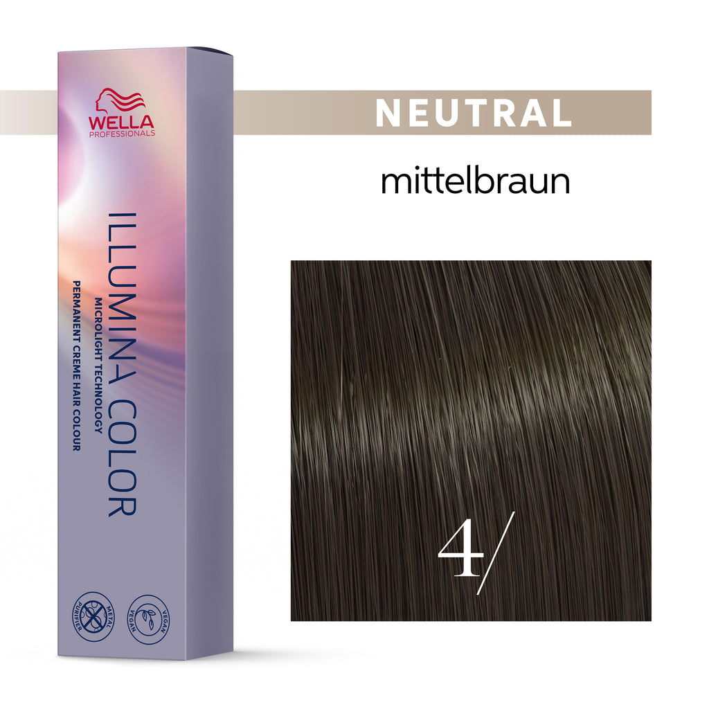 Wella Professionals Illumina Color Neutral – Permanente Haarfarbe mit natürlicher Leuchtkraft 60ml