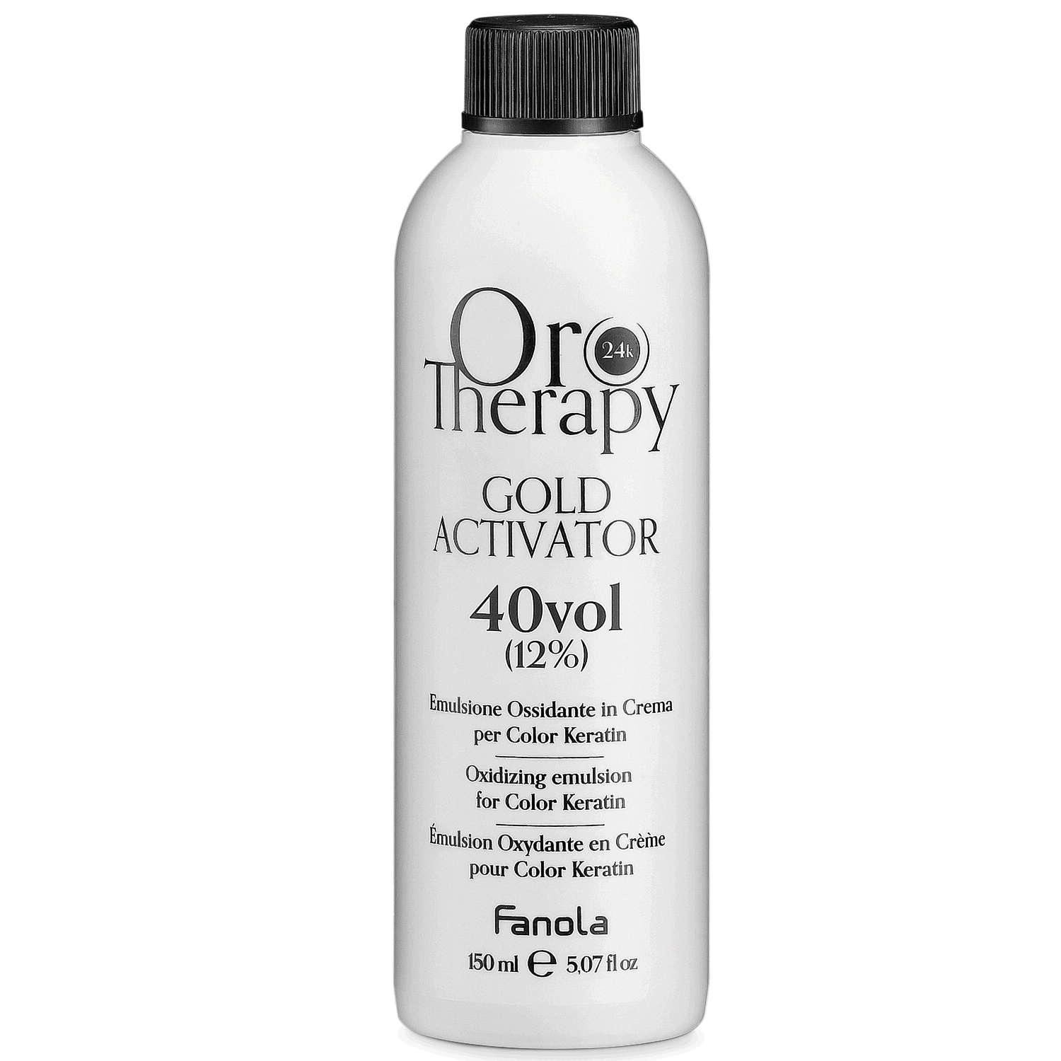 Fanola Oro Puro Therapy Gold Activator 12%– Entwickler für strahlende Farbergebnisse