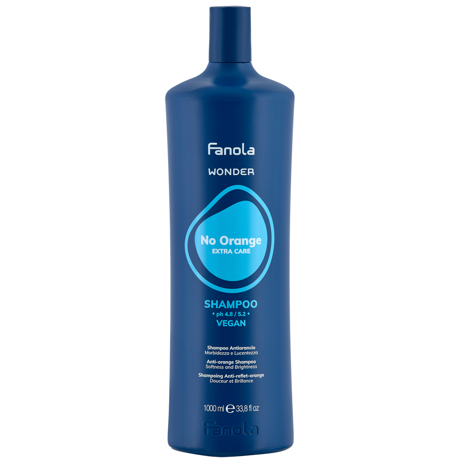 Fanola WONDER No Orange Shampoo – Shampoo gegen Kupfer- und Rotstiche