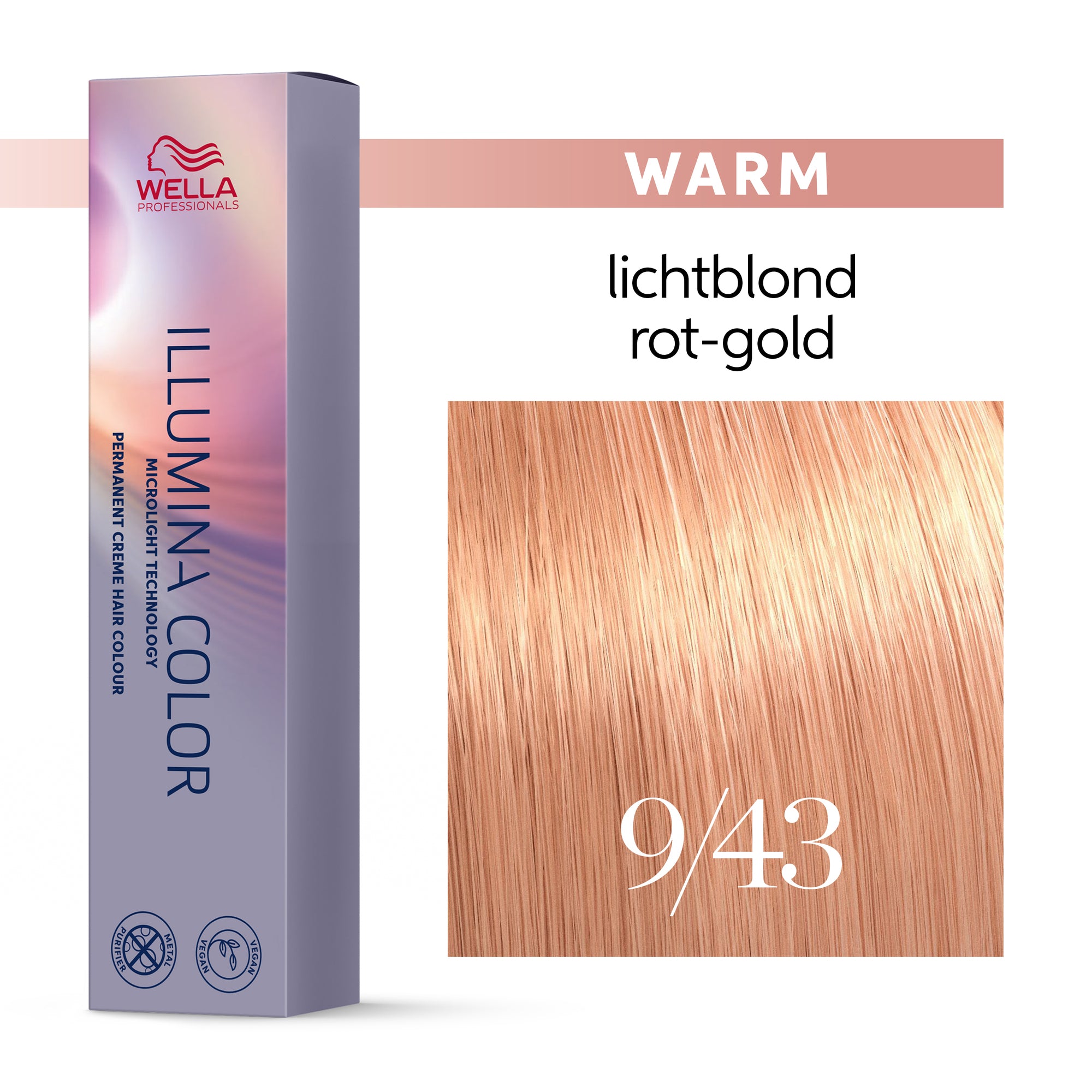Wella Professionals Illumina Color Warm – Permanente Haarfarbe mit natürlicher Leuchtkraft 60ml