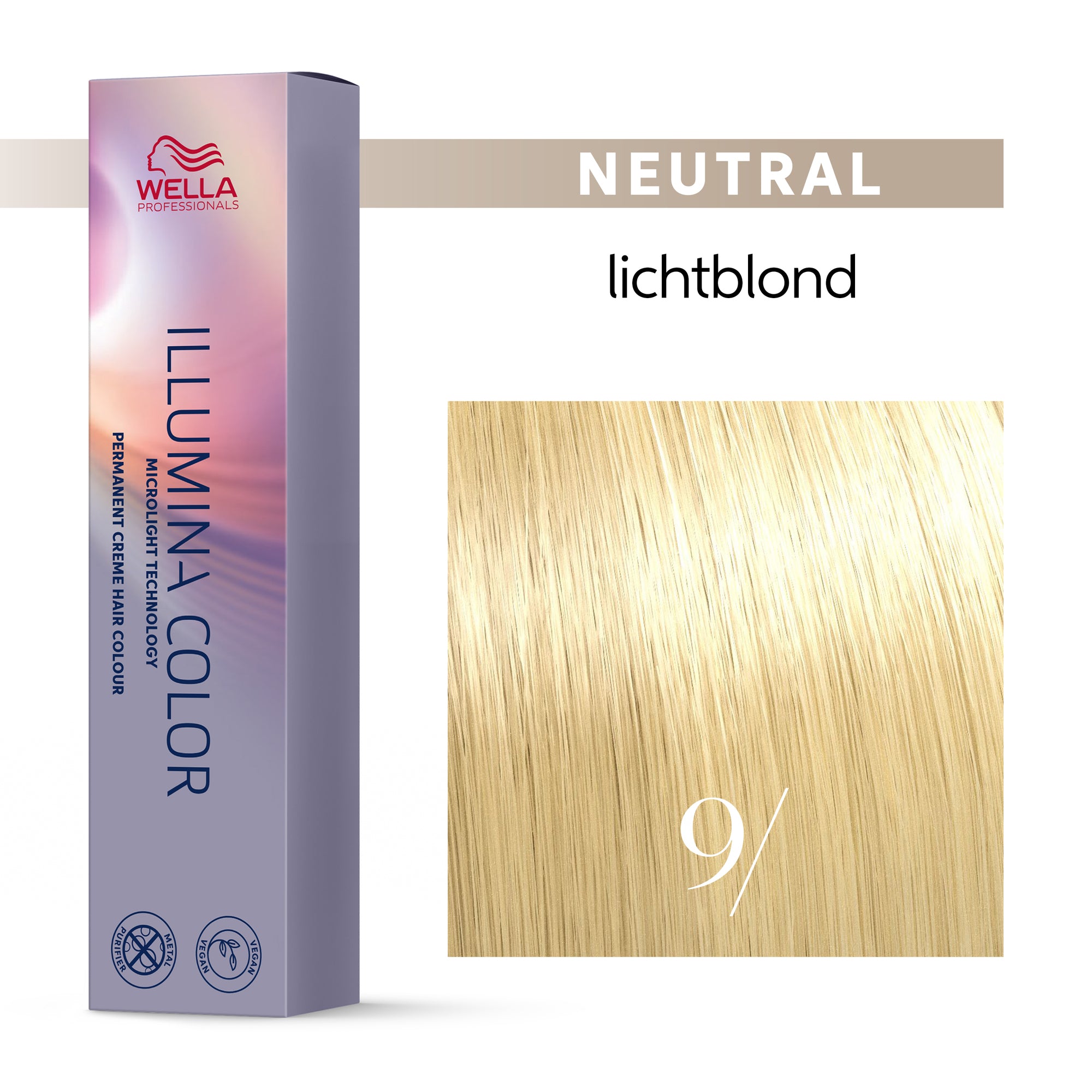 Wella Professionals Illumina Color Neutral – Permanente Haarfarbe mit natürlicher Leuchtkraft 60ml