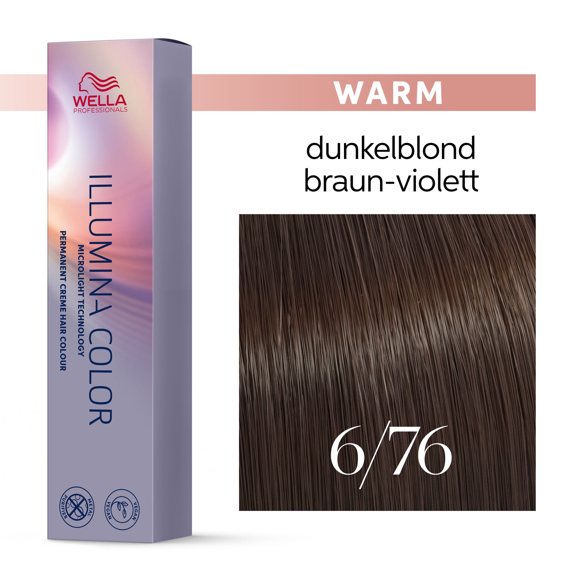 Wella Professionals Illumina Color Warm – Permanente Haarfarbe mit natürlicher Leuchtkraft 60ml