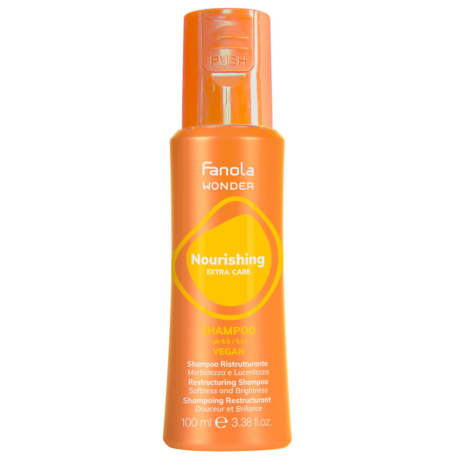 Fanola Wonder Nourishing Shampoo – Feuchtigkeitsspendendes Shampoo für trockenes und krauses Haar