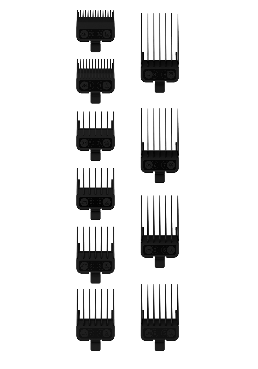 UNIVERSAL GUARDS, 10 PCS PER PACK 
( 1,5-25 mm 10-Teilig)