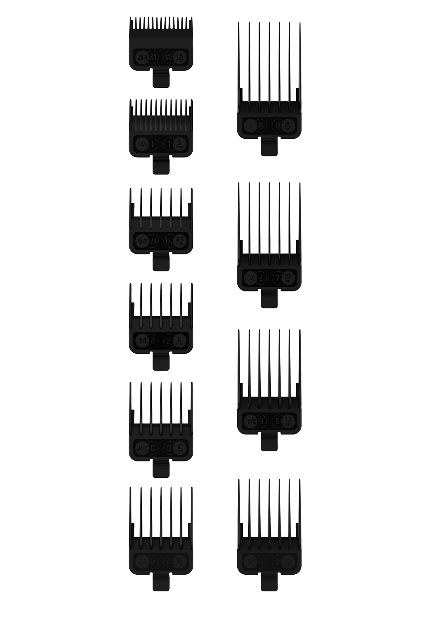 UNIVERSAL GUARDS, 10 PCS PER PACK 
( 1,5-25 mm 10-Teilig)