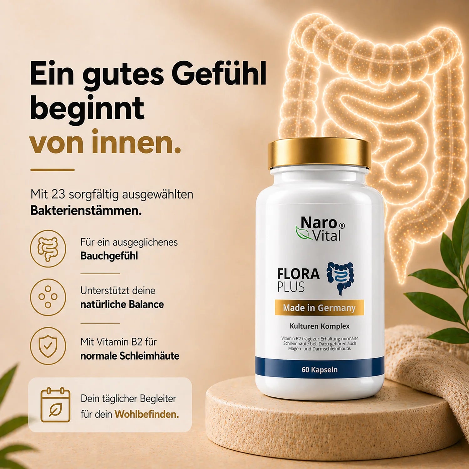 NaroVital Flora Plus – Für dein inneres Gleichgewicht