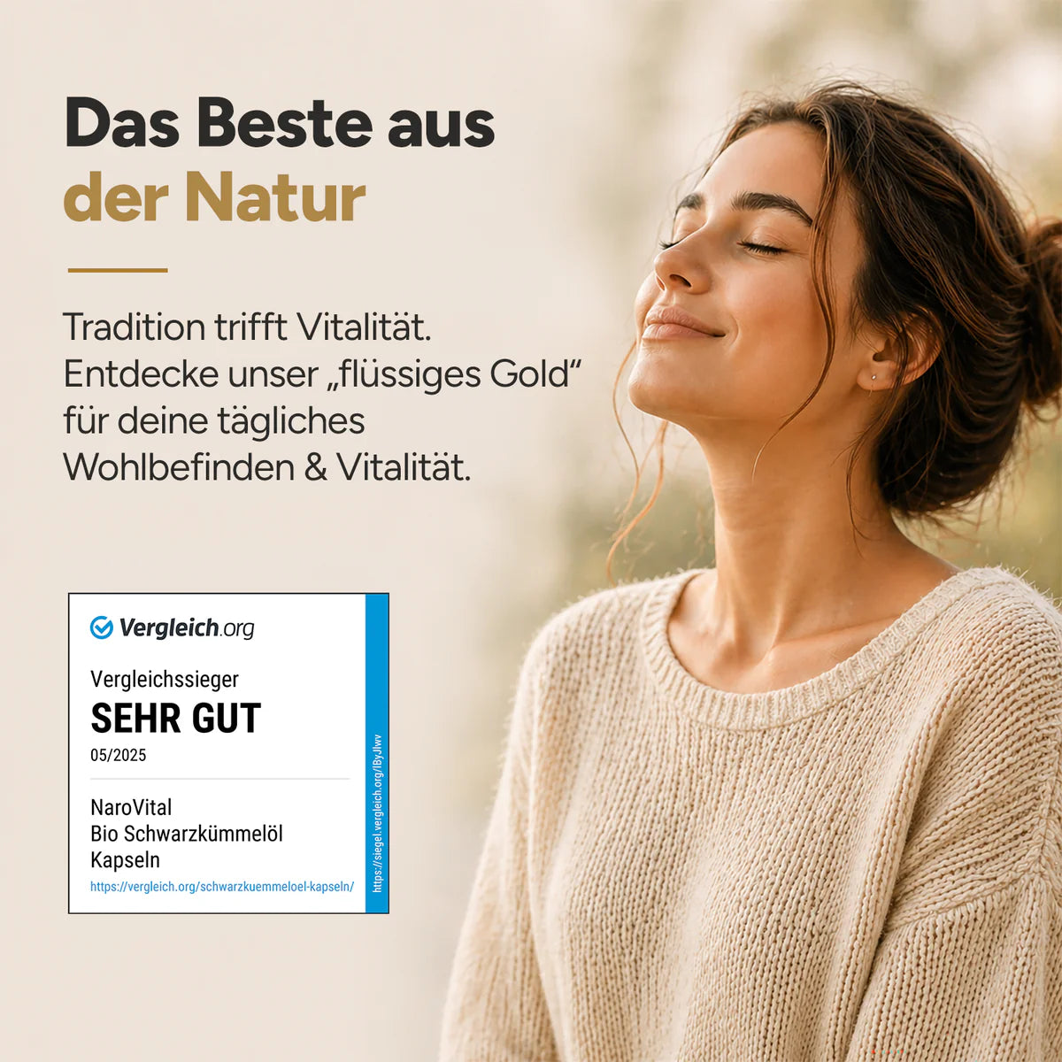 NaroVital Bio Schwarzkümmelöl – 100 % naturbelassen in Bio-Qualität