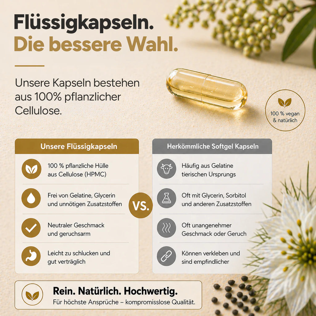 NaroVital Bio Schwarzkümmelöl – 100 % naturbelassen in Bio-Qualität