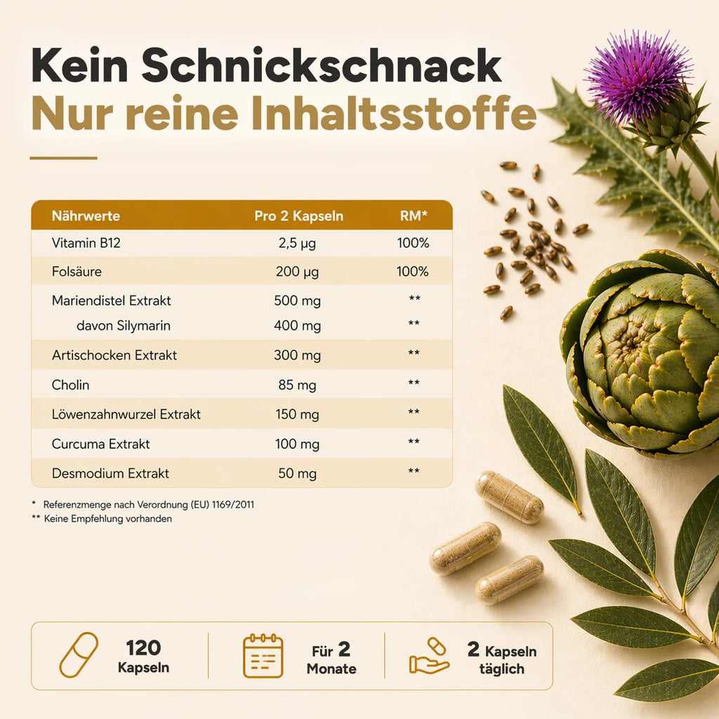 NaroVital Leber Plus – Unterstützung für Leber & Stoffwechsel