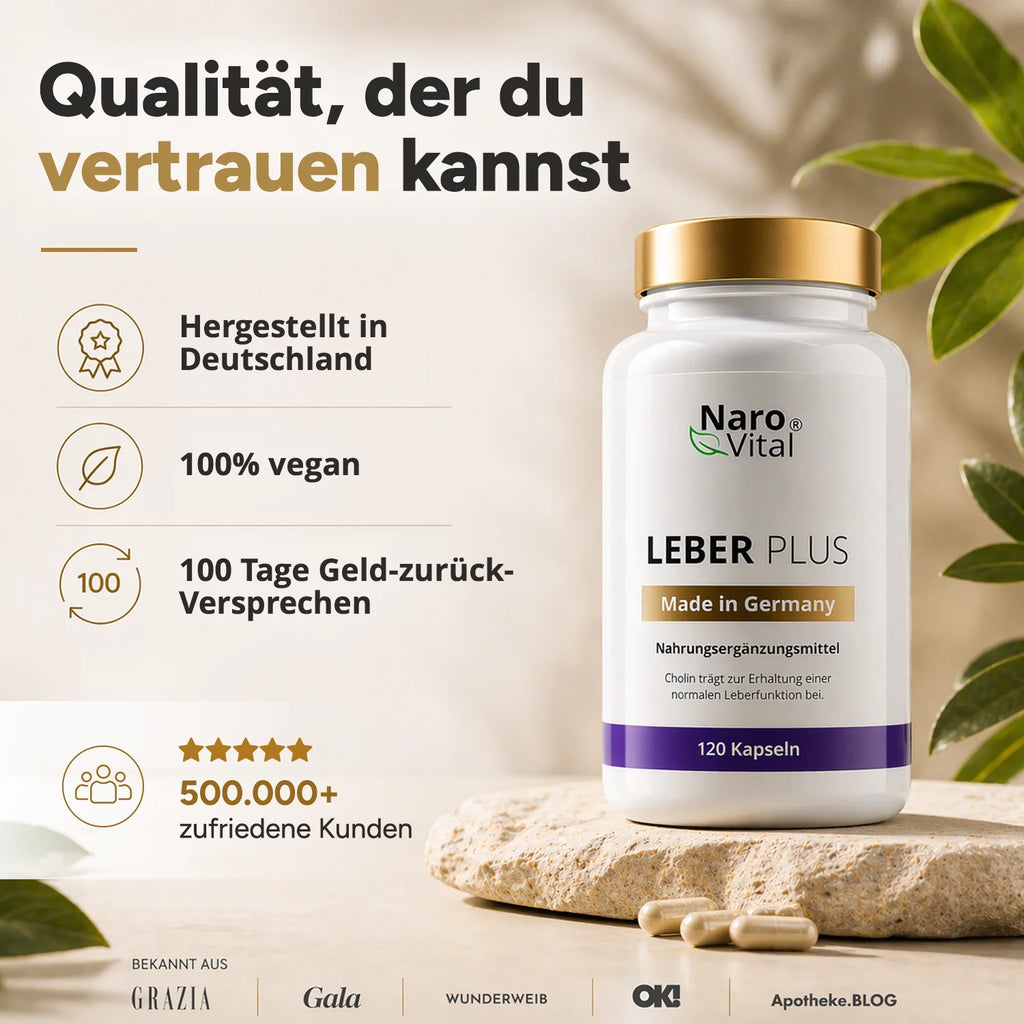 NaroVital Leber Plus – Unterstützung für Leber & Stoffwechsel