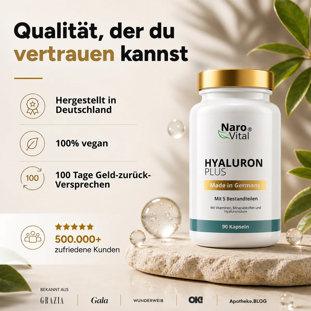 NaroVital Hyaluron Plus – Für Knochen, Gelenke & schöne Haut