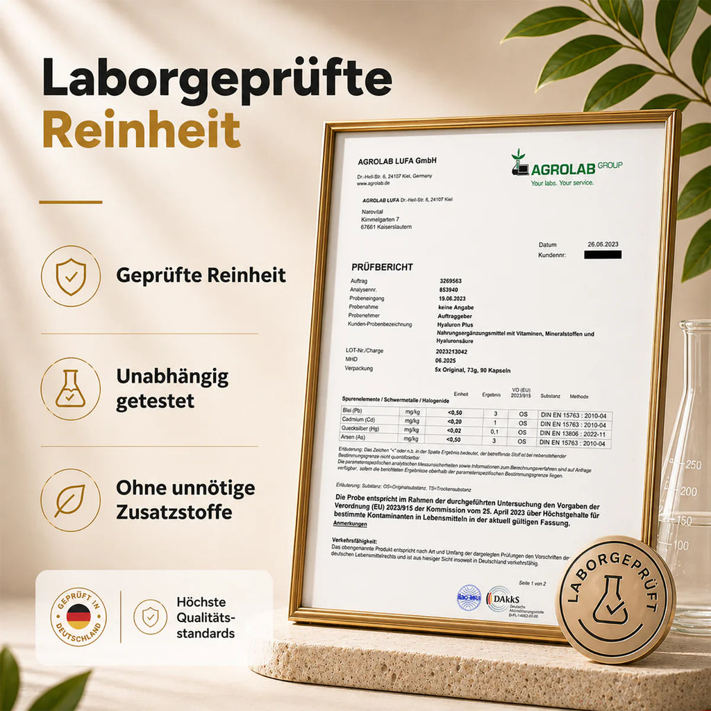 NaroVital Hyaluron Plus – Für Knochen, Gelenke & schöne Haut