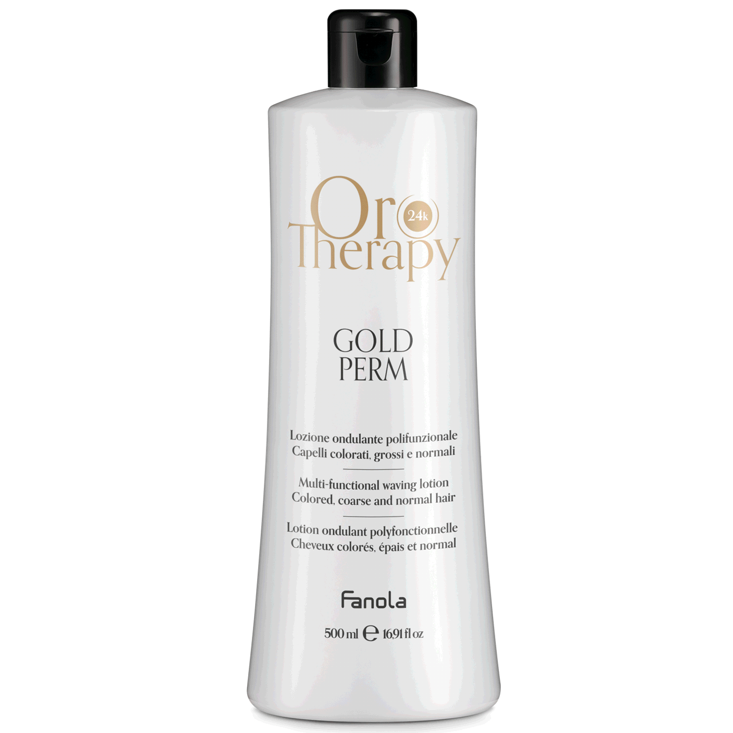 Fanola Oro Therapy Gold Perm – Welllotion für gefärbtes, dickes und normales Haar
