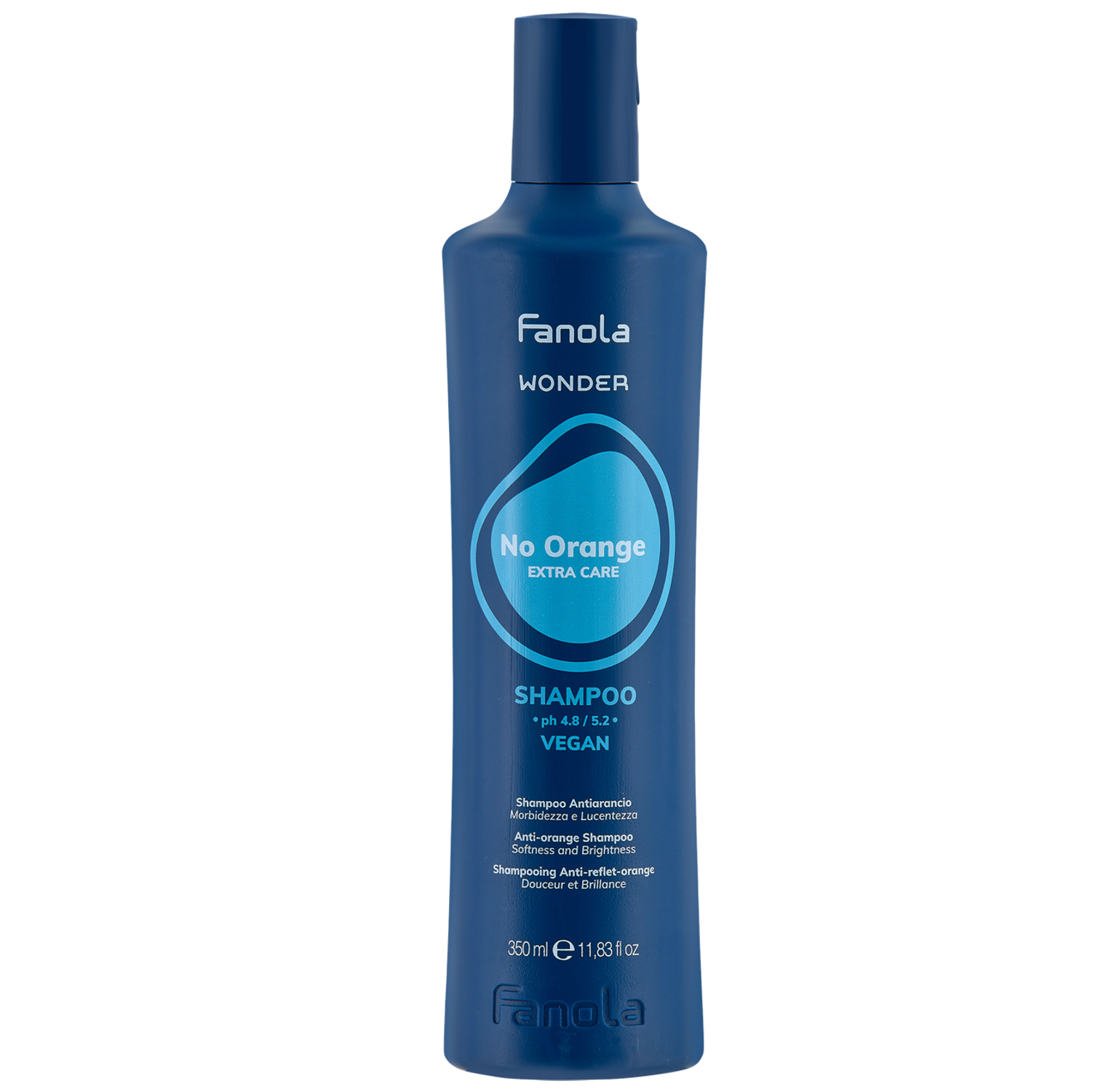 Fanola WONDER No Orange Shampoo – Shampoo gegen Kupfer- und Rotstiche