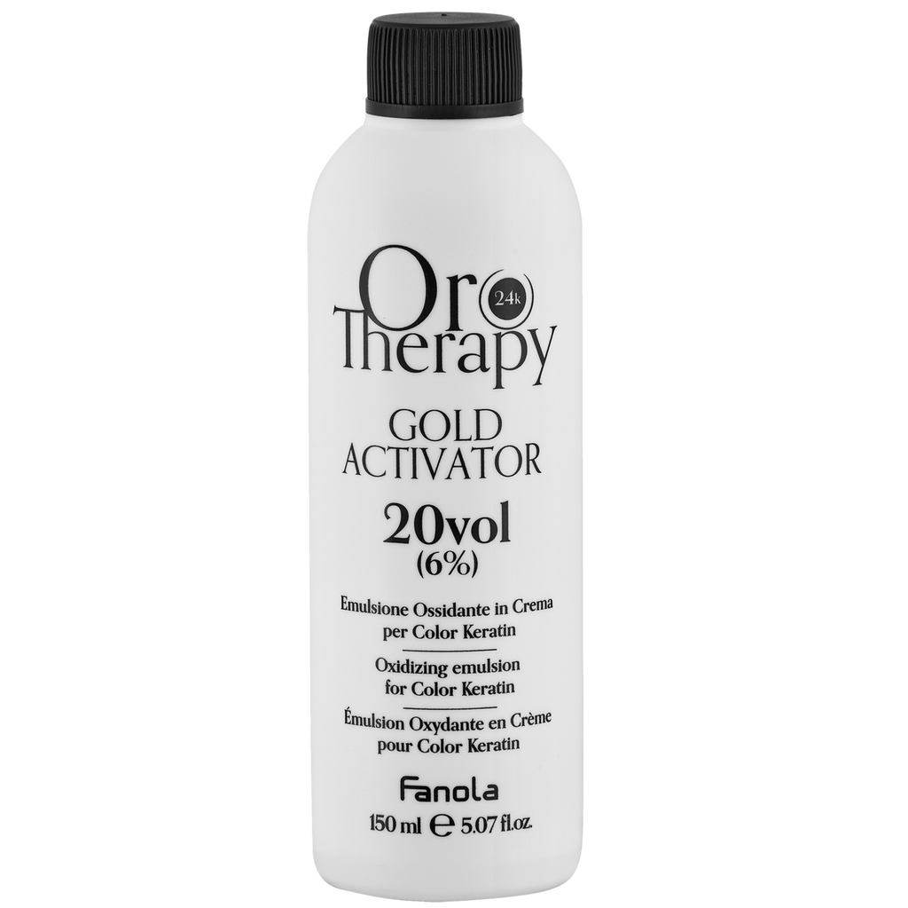 Fanola Oro Puro Therapy Gold Activator 6%– Entwickler für strahlende Farbergebnisse